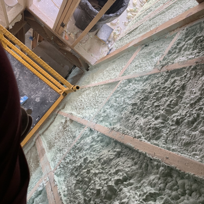 Hanging stair way