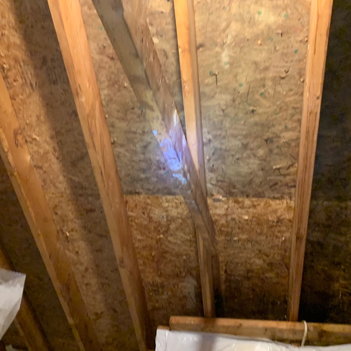 Attic roof like new after remediation