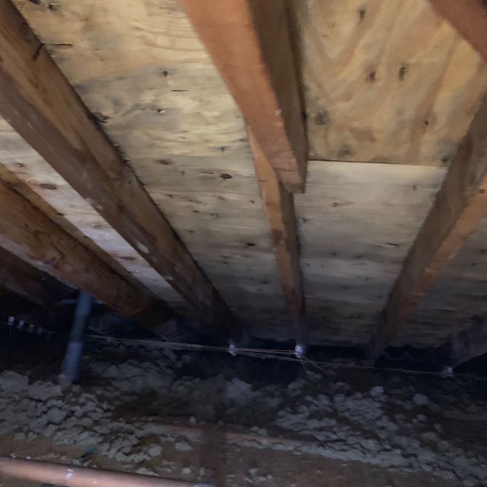 Attic after remediation