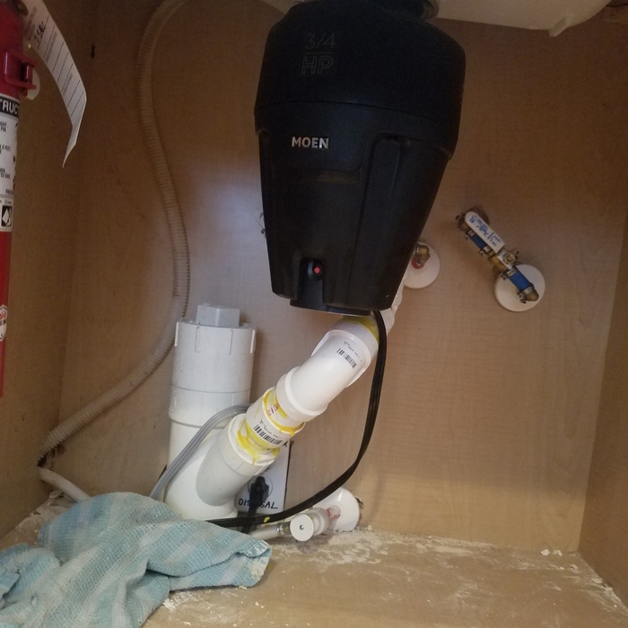 Drain and garbage disposal