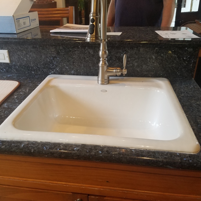 Kitchen sink and faucet