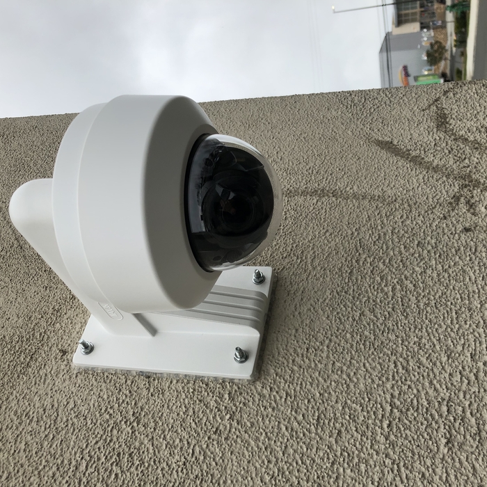 Wall mounted dome camera