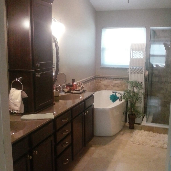 traditional master bath