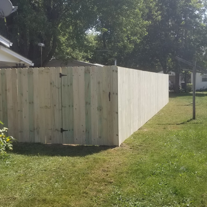 wood fence
