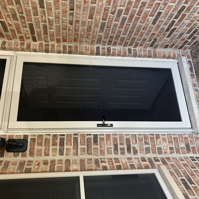 Security screen door