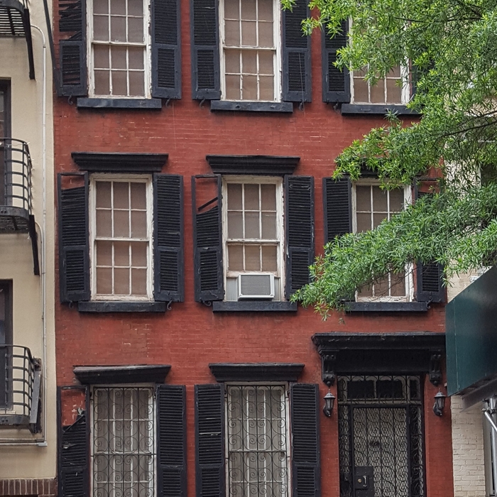 Before restoration of front facade