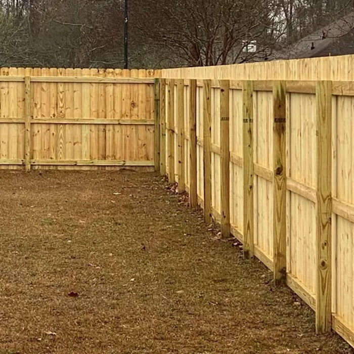 Wood Privacy Fence