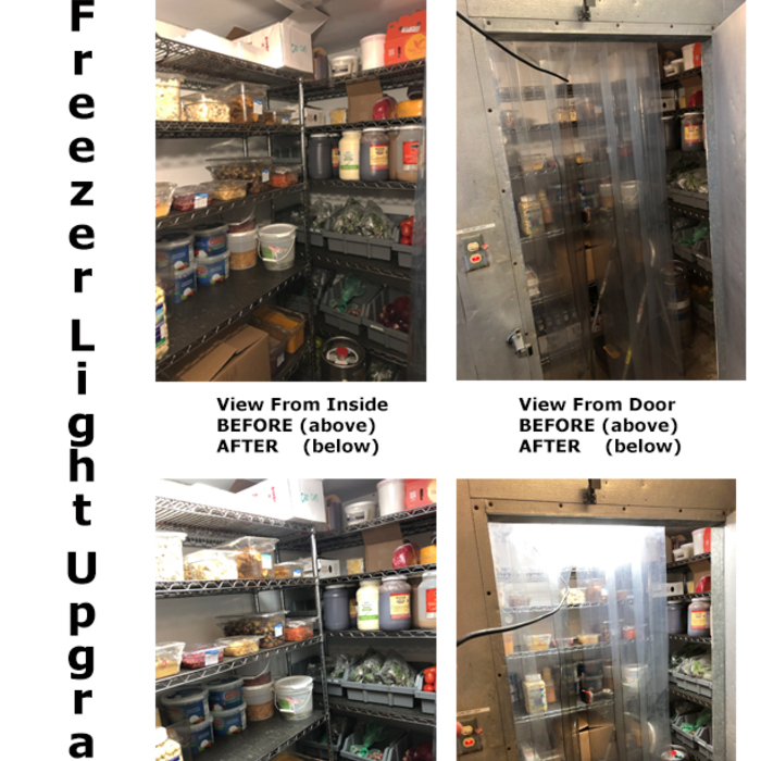 Freezer Lighting Upgrade