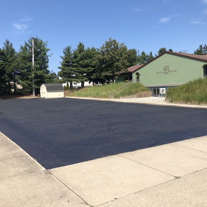 Other side of parking lot