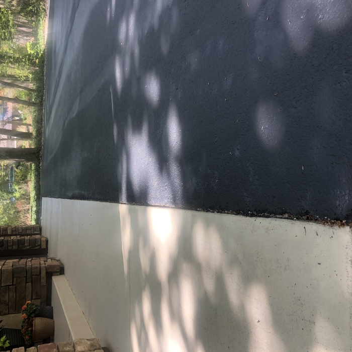 Clean lines off the concrete