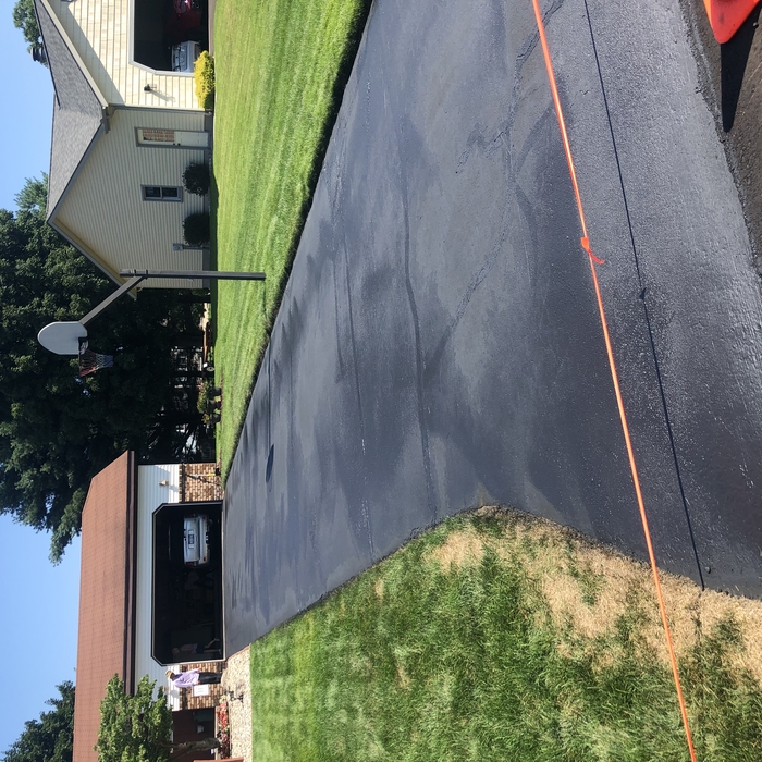 Seal driveway