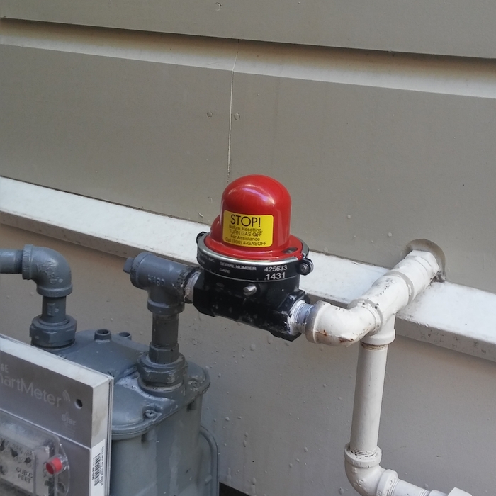 earthquake shutoff valve