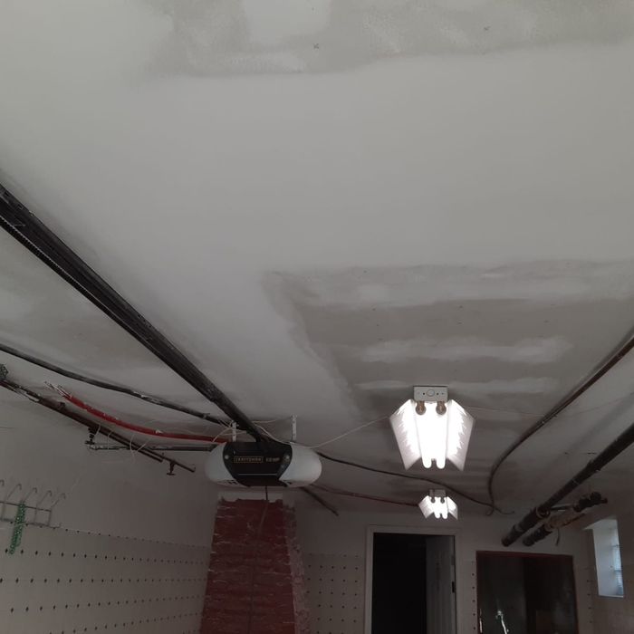 New garage ceiling