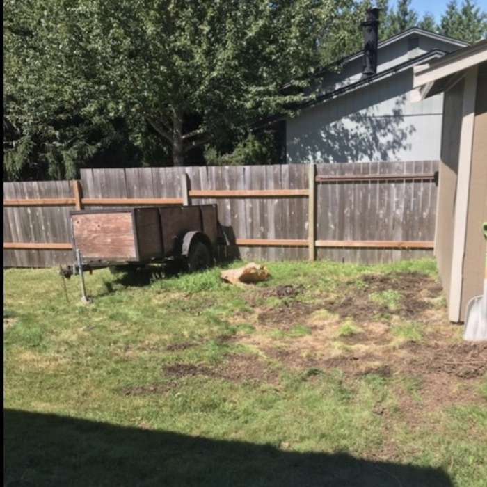 Yard waste- After