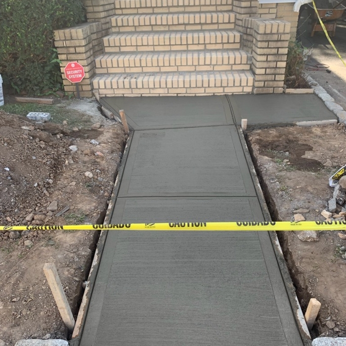 Steps + walkway