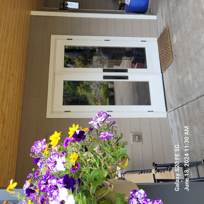 New Double Door Installation