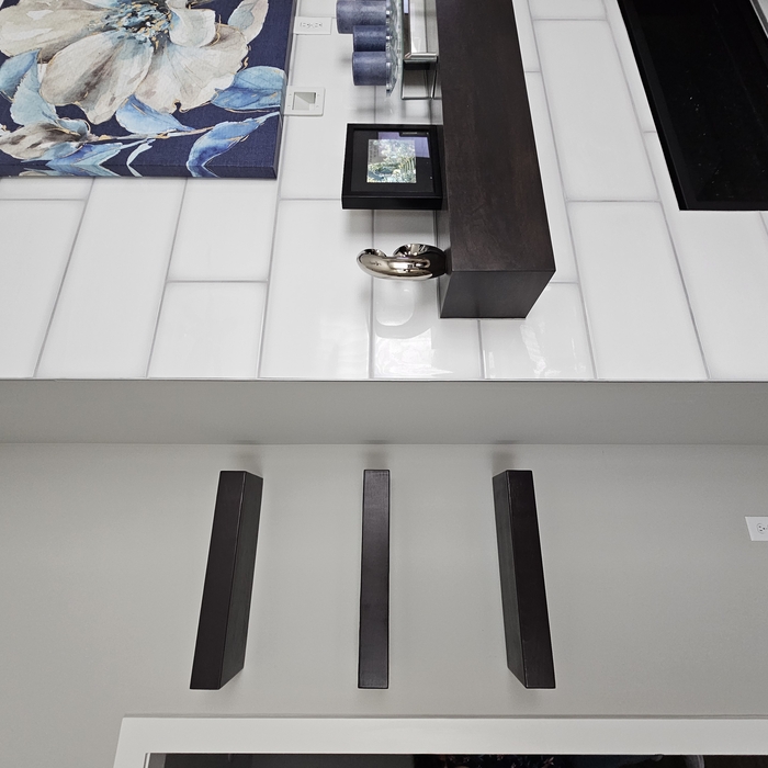 Shelves on the wall