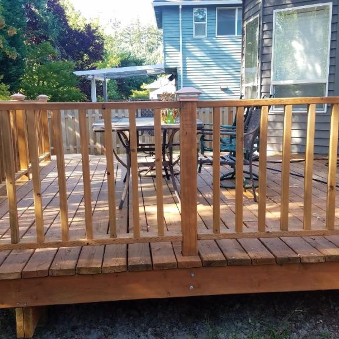 Deck Railing Installation