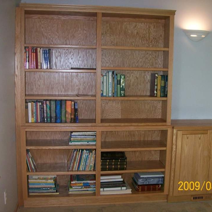 Left side of game room cabinets