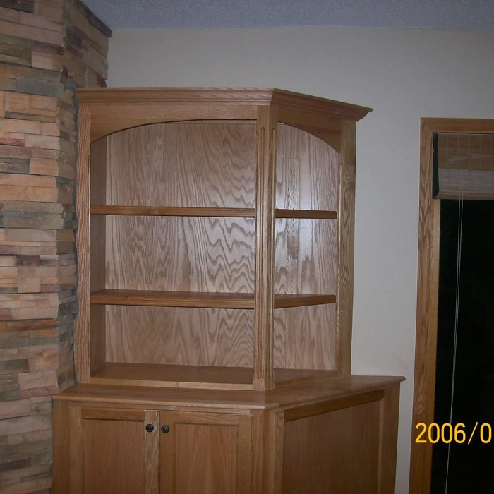 Right side of fire place