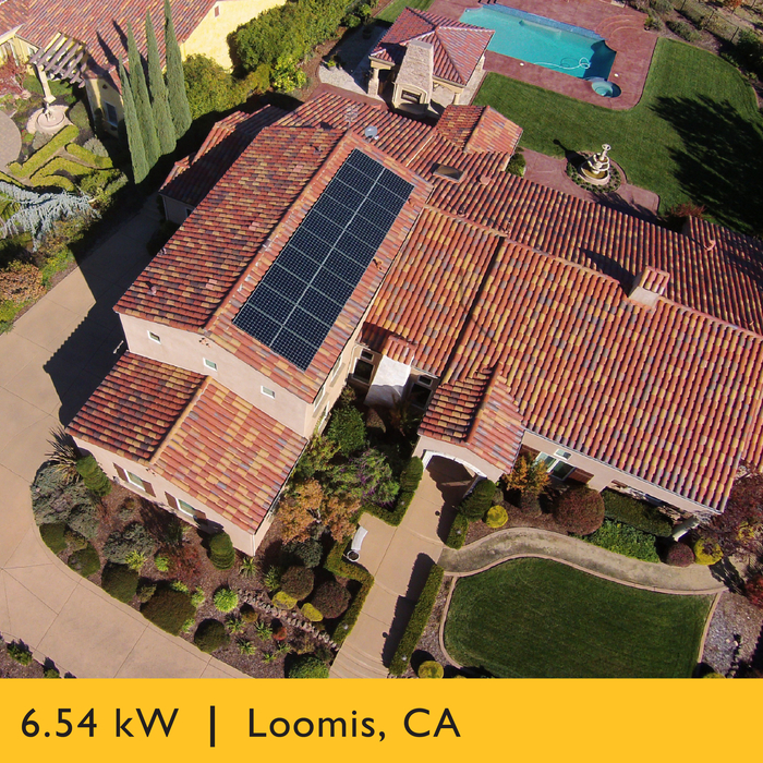 6.54 kw Rooftop Solar Installation