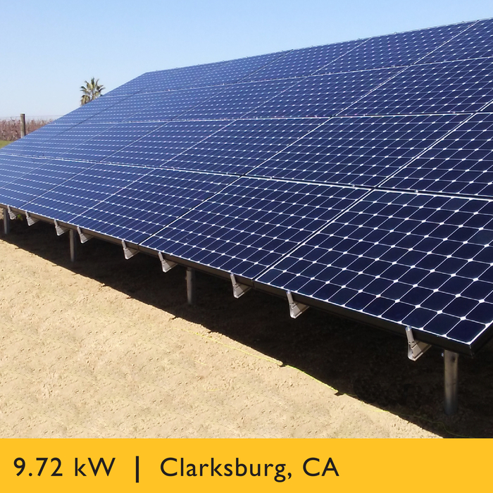 9.72 kW Ground Mounted Solar Array
