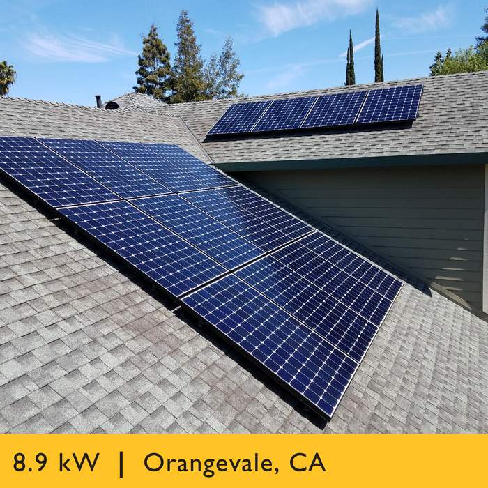 8.9 kW Rooftop Solar Array