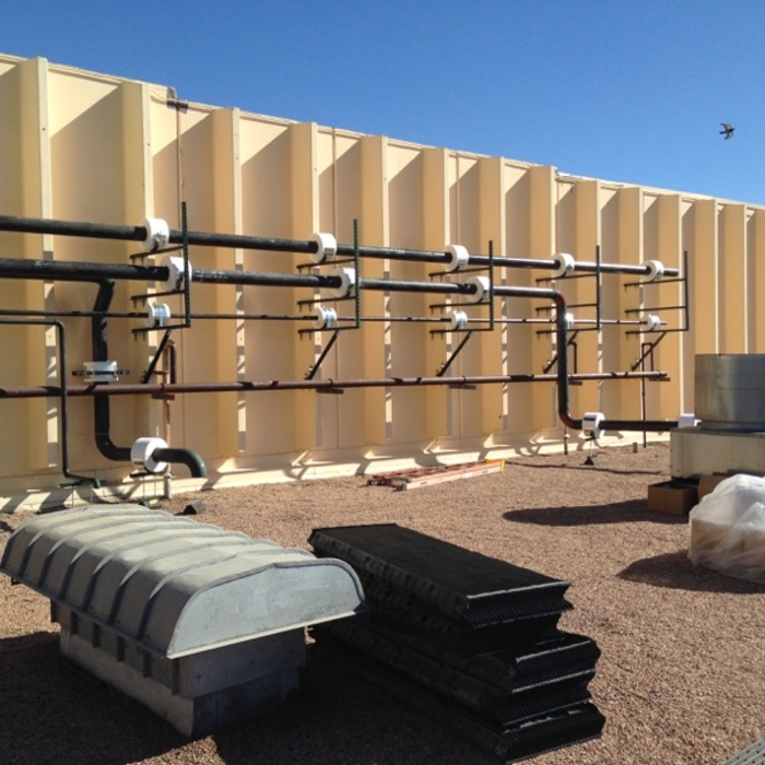 Ammonia piping