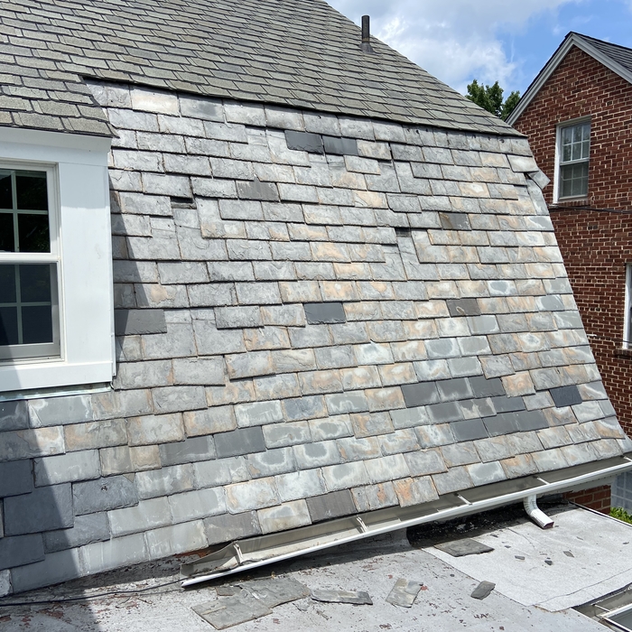 Slate roof
