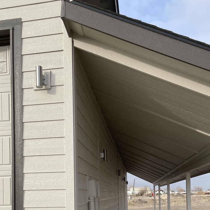 Exterior Lighting Side of Garage.