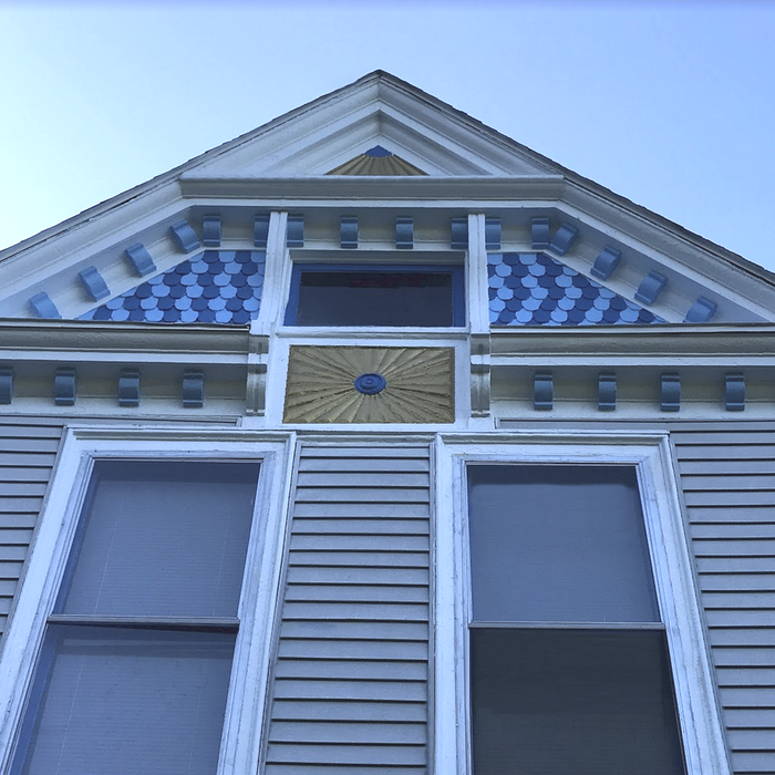 View of Detailed Paint Work