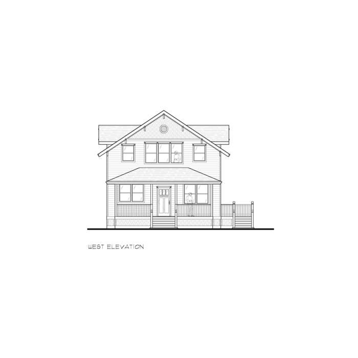 House West Elev