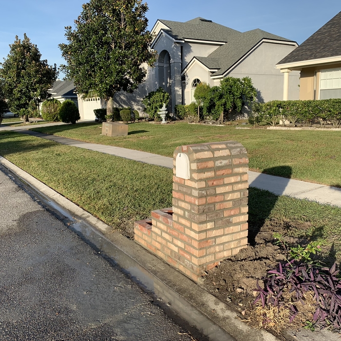 Brick Mailbox Demo &amp; Install