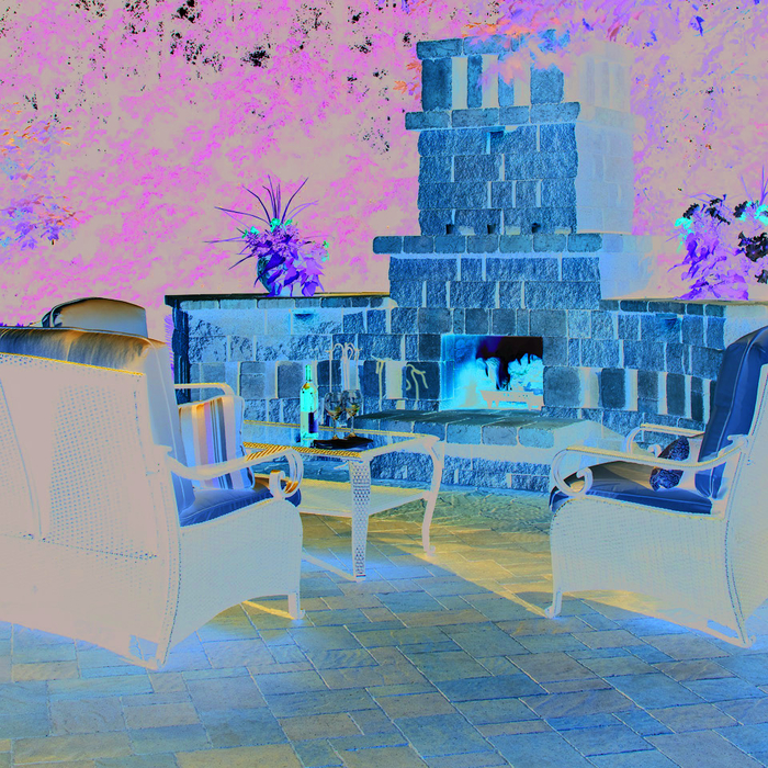Patio with Fireplace
