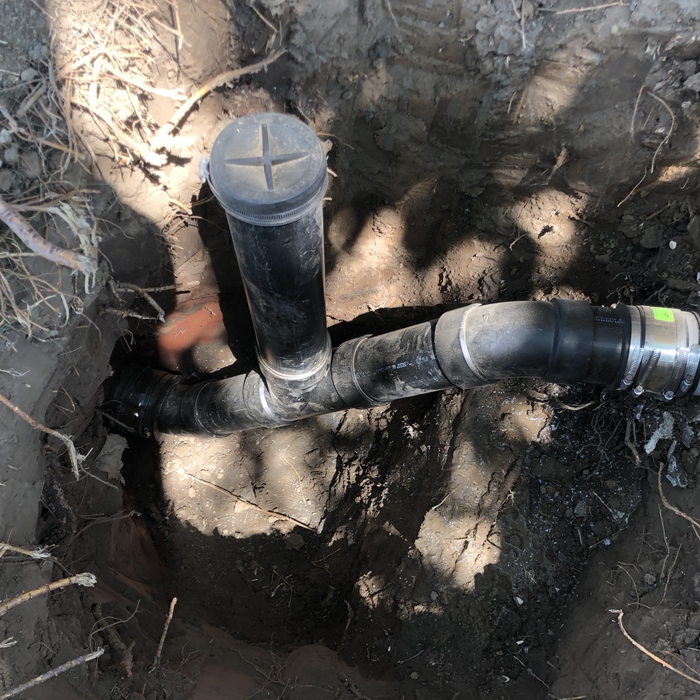 Trenchless Sewer with City Cleanout