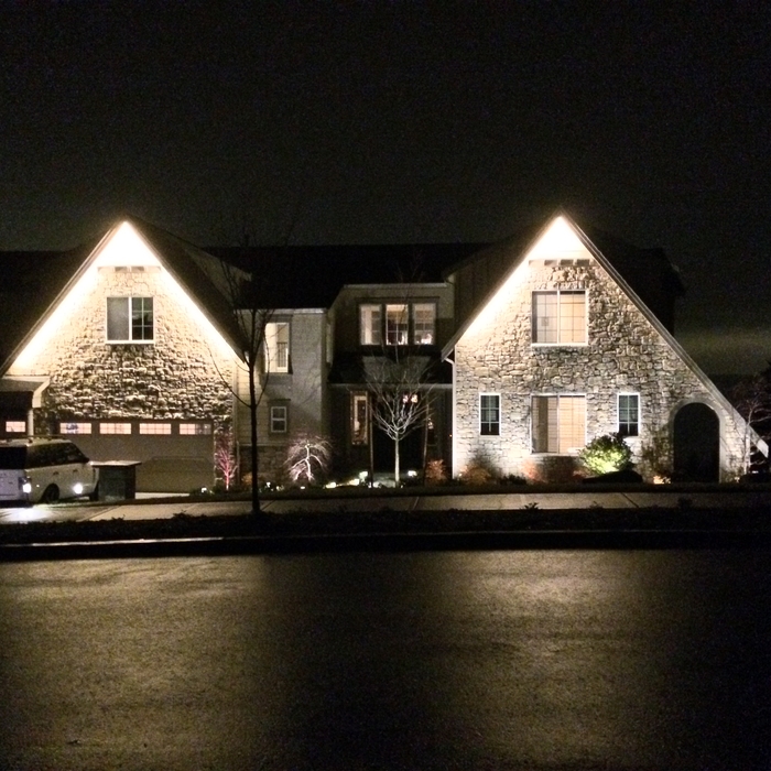 Led soffit lighting.