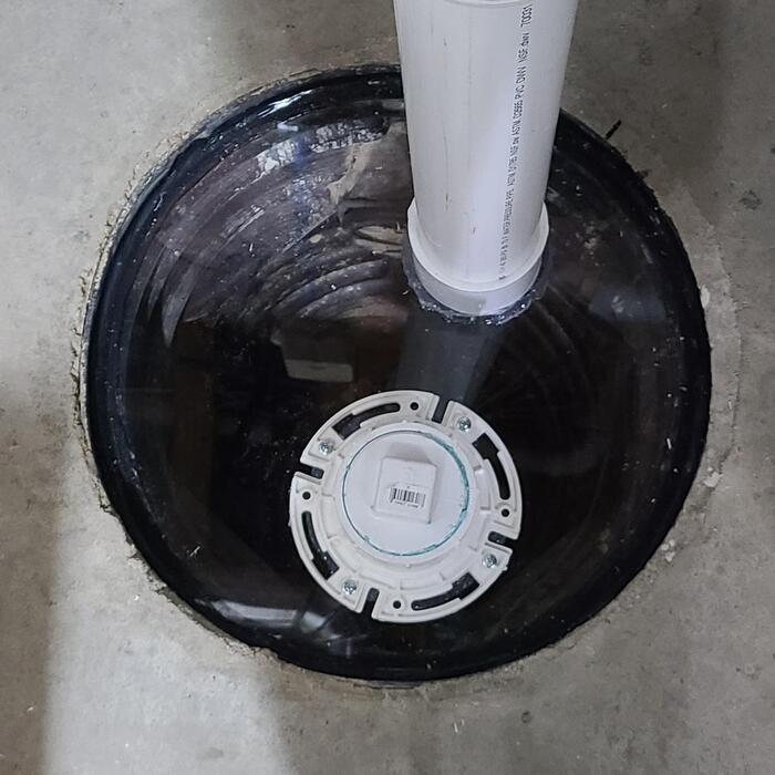 Sump Bucket and Drain Tile