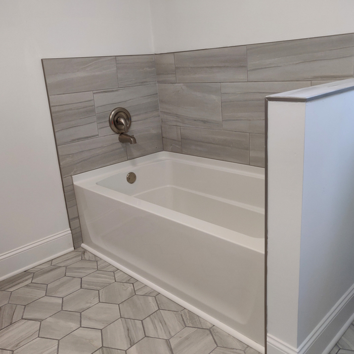 Custom bathroom tile