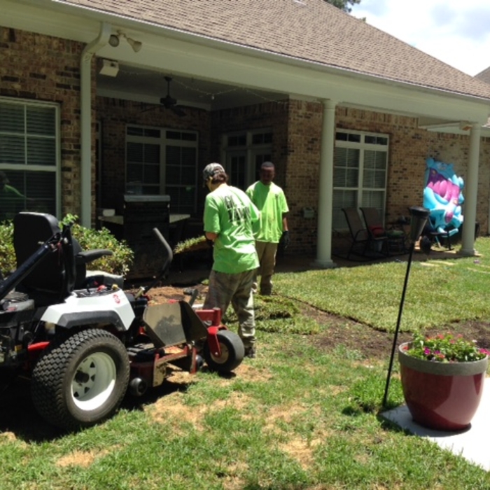 Sod Intallation by Pool Area