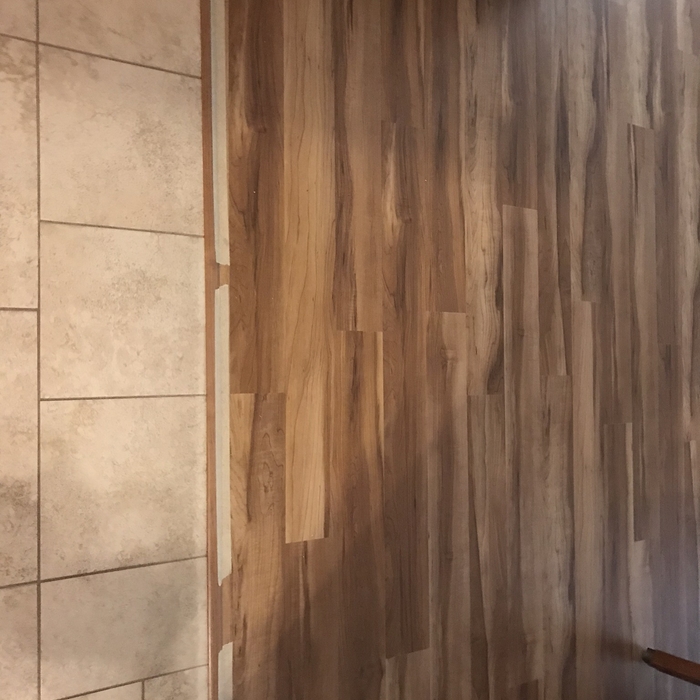Laminate Transitioned to Kitchen