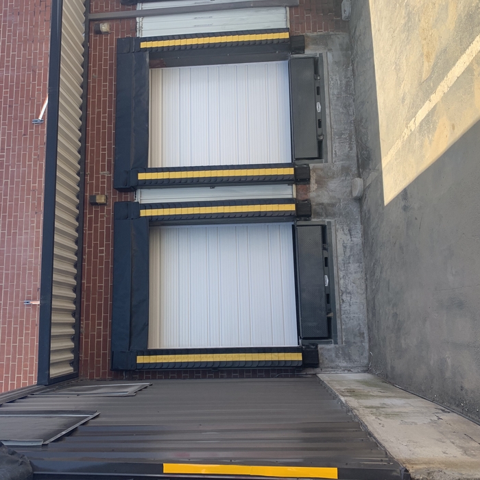 New dock doors and seals with new dock levelers