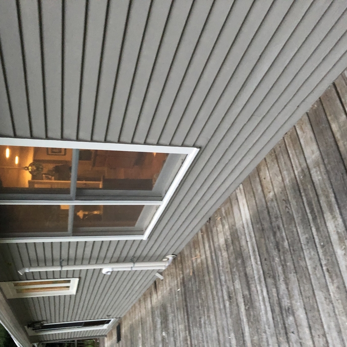 Siding replaced and painted