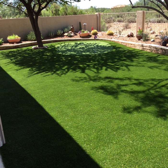SEAMLESS Landscape Turf with small Golf Green
