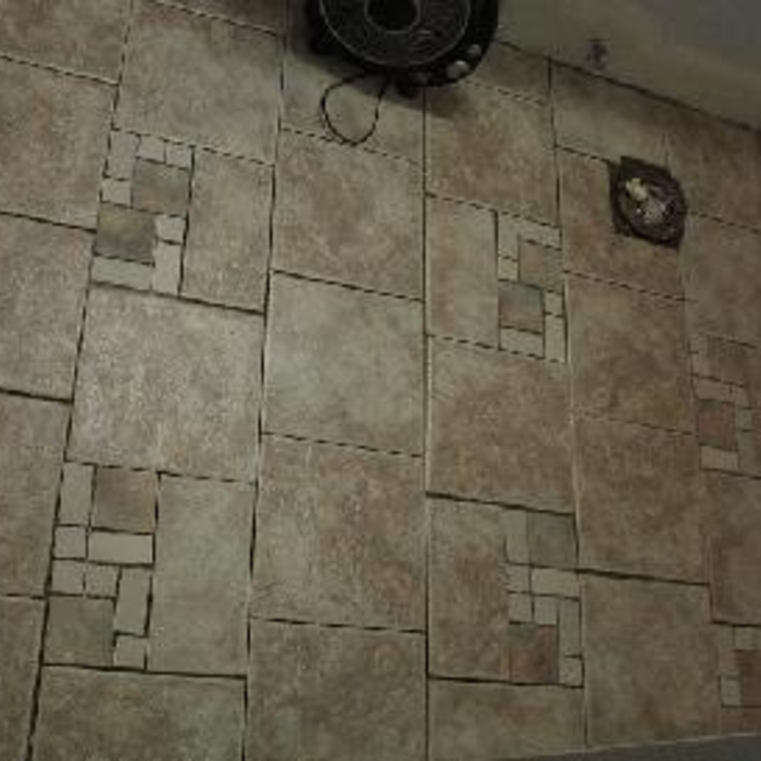  laying out tile