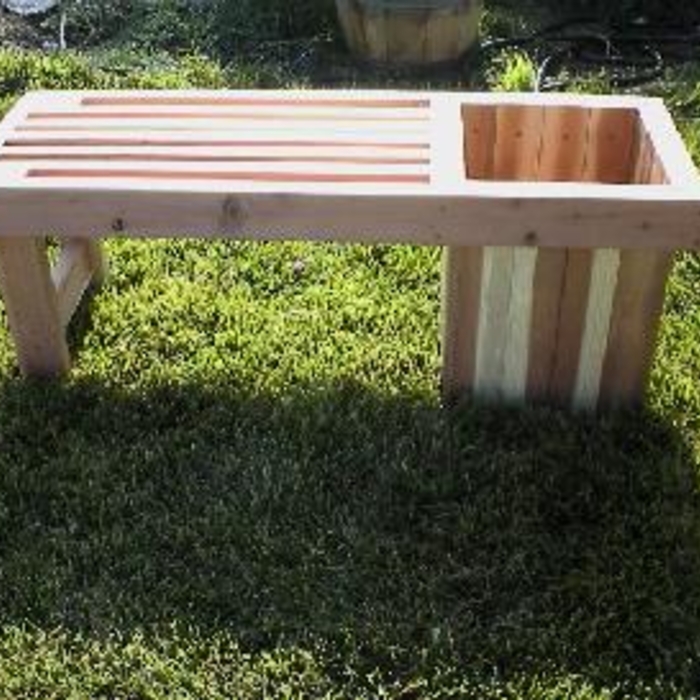  planter bench