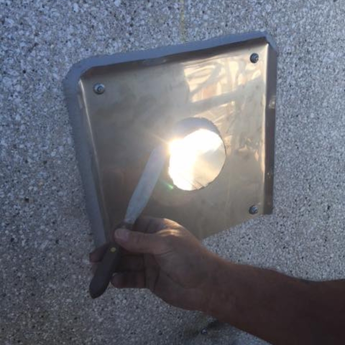 Installed Scupper/Drain