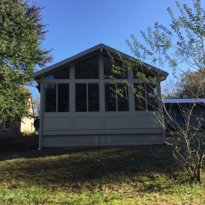 Outside the gable room