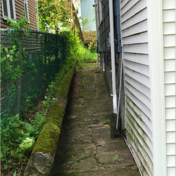 Side of House - Before