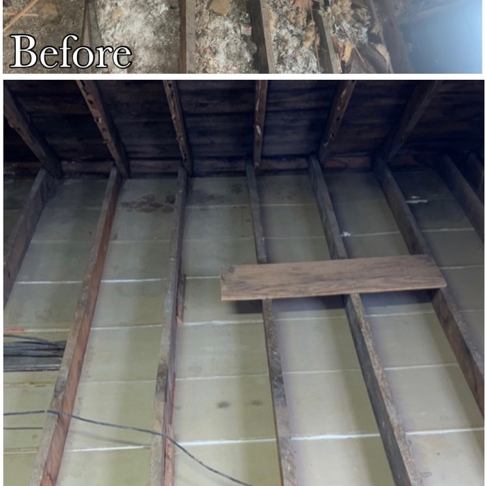 Vermiculite in attic
