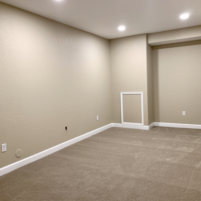 Bedroom in basement